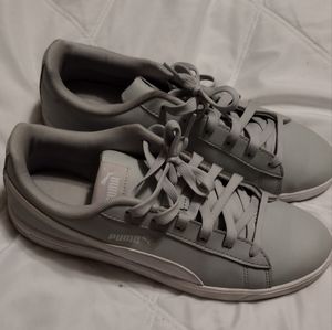 Puma Court shoes, light grey